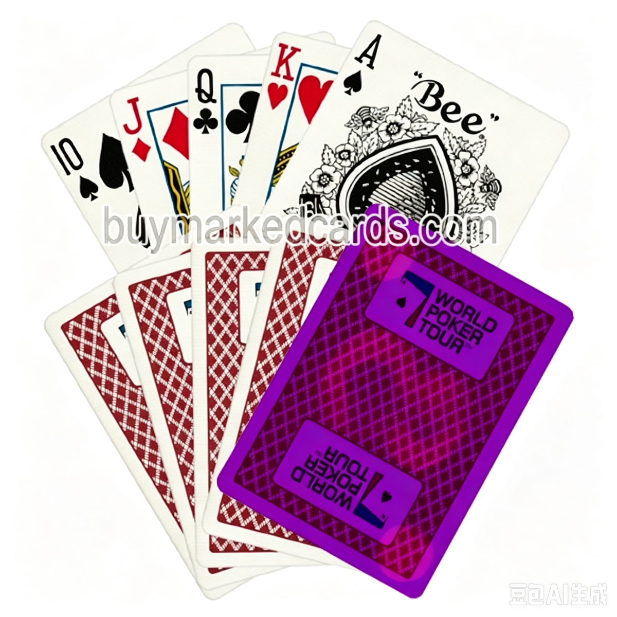 Карты Bee WPT с невидимыми чернилами